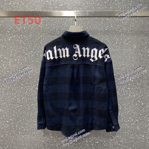 お買い得品 パーム エンジェルス Palm Angels 2020秋冬 スーパーコピー 代引 ブルゾン 2色可選 断頭熊アルファベットプリントLOGO長袖シャツ